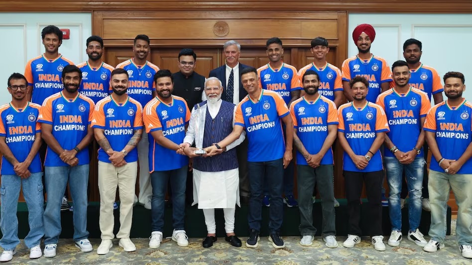 टीम इंडिया प्रधानमंत्री नरेंद्र मोदी